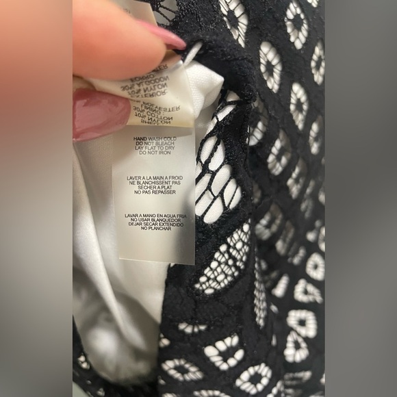 Guess Black Sleeveless Mini Lacey sheath cocktail Dress - Picture 8 of 8